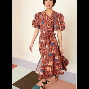 Ulla Johnson Agathe Dress - Hibiscus